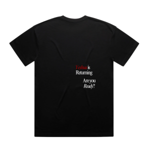 Yeshua is Returning | Oversized | Black
